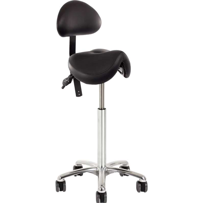 Relief sadelstol mjuk sits, oval rygg